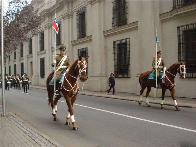 Troca da Guarda do Palácio de Moneda - Arquivo Pessoal